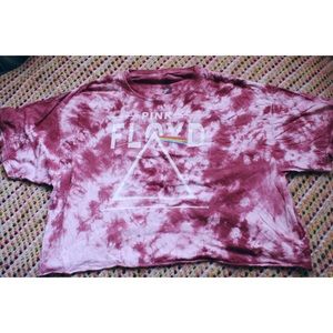 Pink Floyd crop top T-shirt